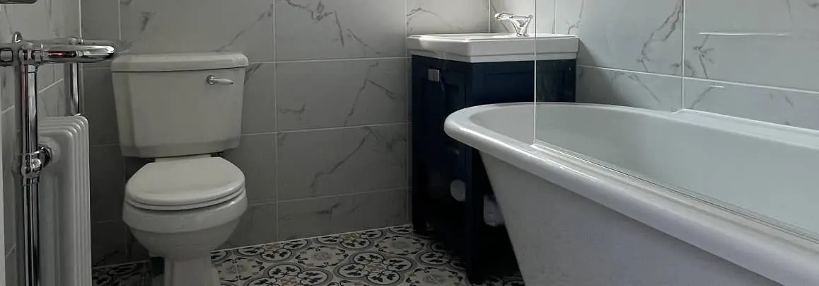 full modern bathroom refit complete by AJB Plumbing & Heating